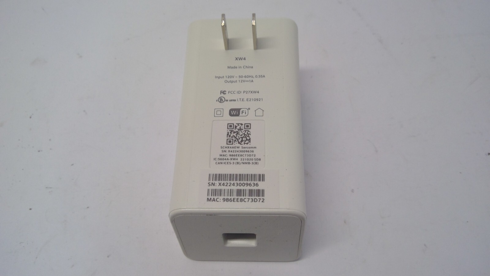 Xfinity XW4 Power Adapter Only for XCAM2 Indoor/Outdoor Security Camera 12V 1A