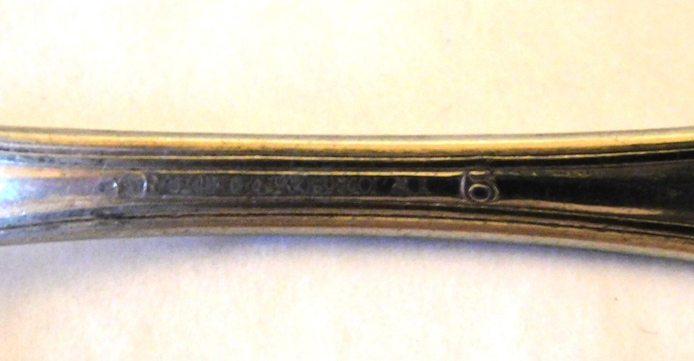 Teaspoon / Youth Spoon - ROGERS BROS A1 Mark - Unknown Leaf Pattern #P182