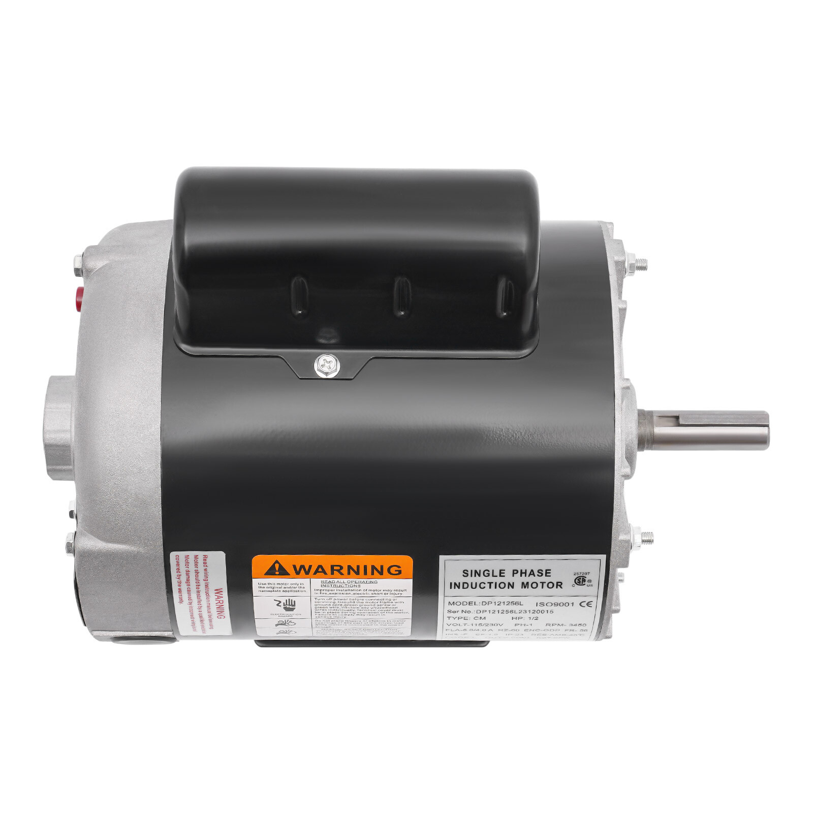 1/2HP 115/230V General Purpose Motor 3450RPM Electric Motor Single Phase New