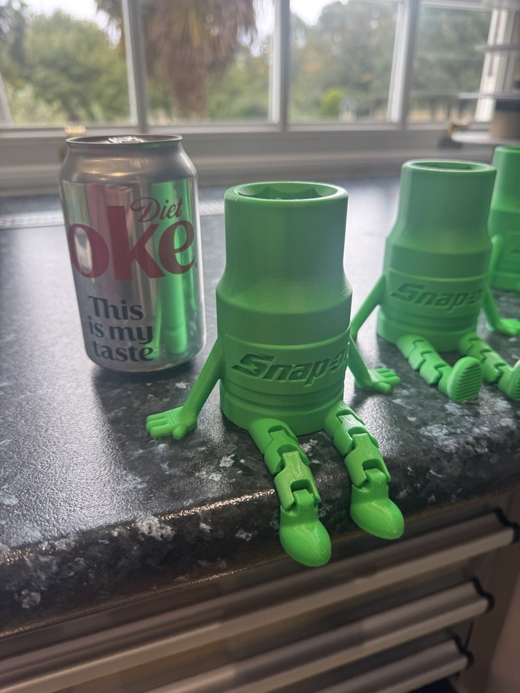 Snap On Toy Toolbox Socket Buddy buddies In green