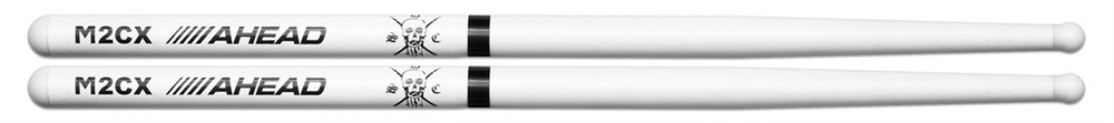 Ahead Drumsticks - M2CX - White Marching SDC