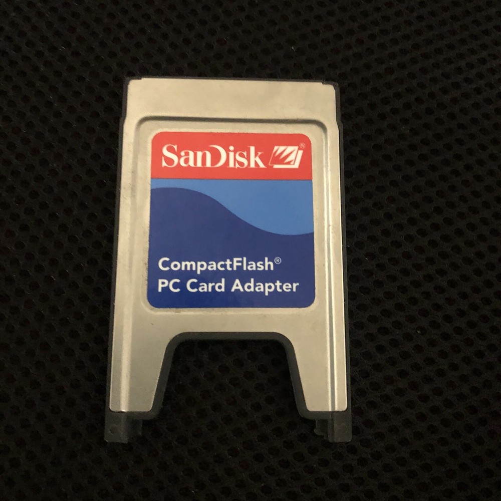 SanDisk Compact Flash PC Card Adapter Memory Reader