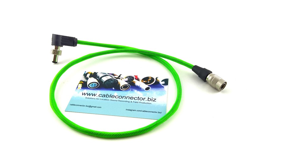 Lectrosonics PS 200A/Locking LZR Plug/Right Angle/ SRC, SRB, URC, DCR4,LTBATELIM