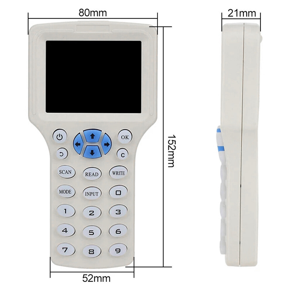 10 Frequency Copy Encrypted NFC Smart Card RFID Copier ID/IC Reader Writer USA