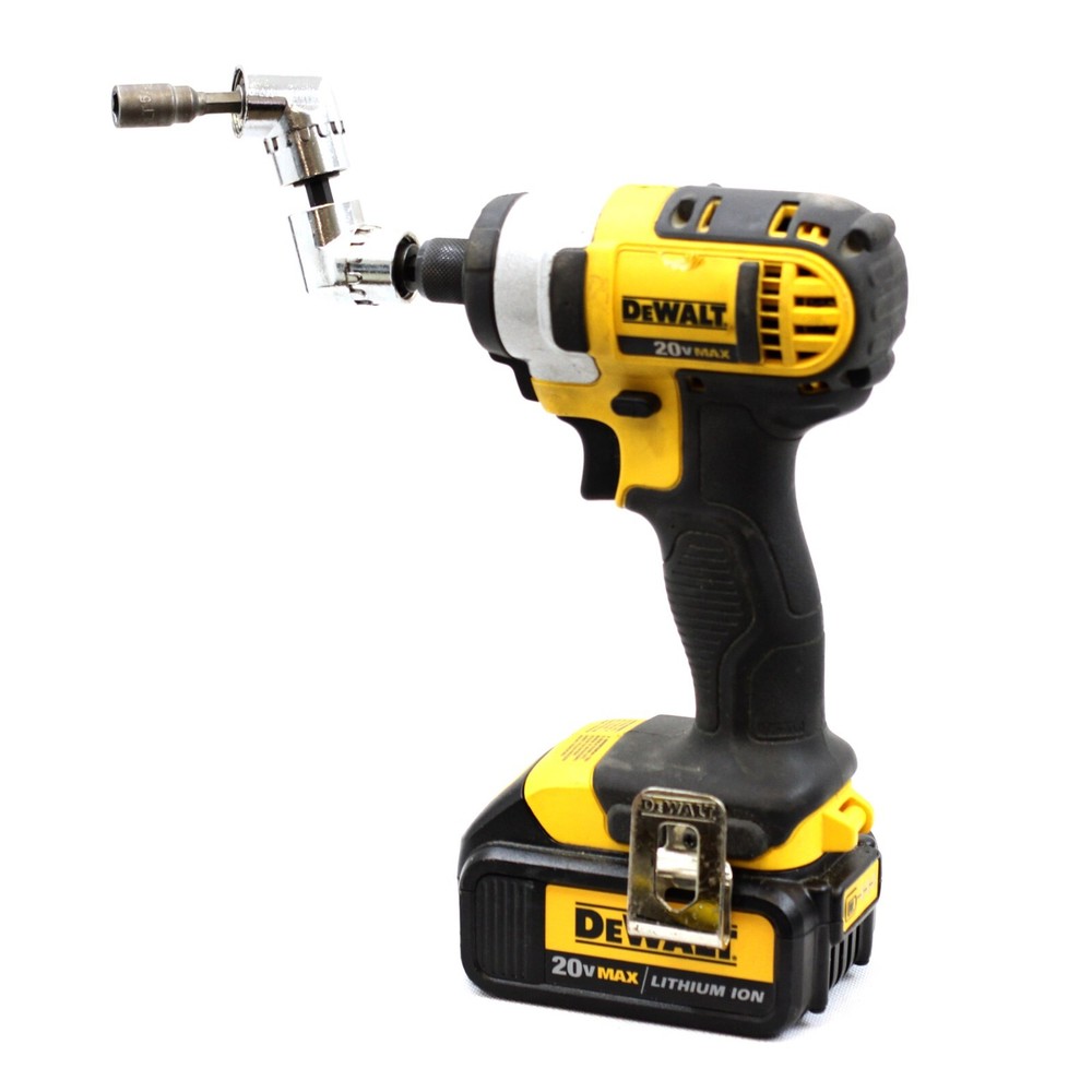 105 Angle 1/4 " Extension Hex Drill Bit Screwdriver Socket Holder Adaptor New