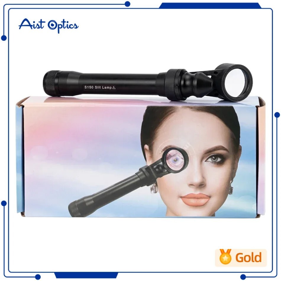 Optical Ophthalmic Equipment Portable Hand-held LED Slit Lamp Microscope S150