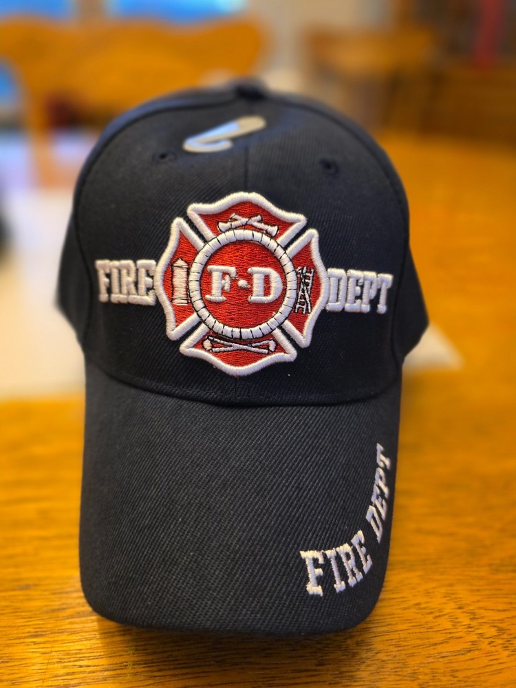Embroidered FD Ball Cap Blue
