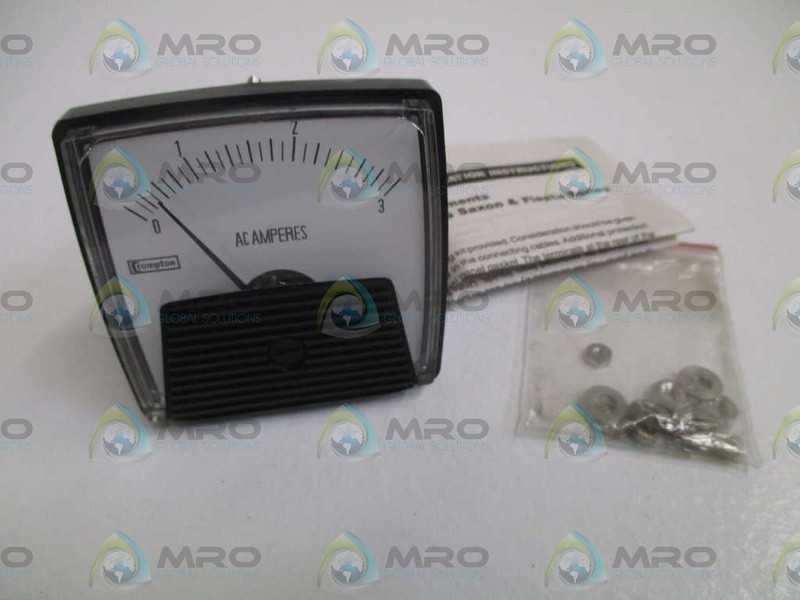 CROMPTON 012-75AA-LJLJ-C6-B3 PANEL METER 0/3AMPS NSMP