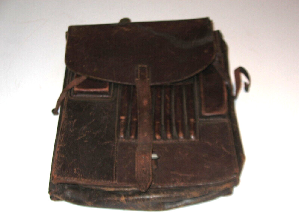 WW 11 War German Map Case Makers Name Printed Extra Nice Original Condition