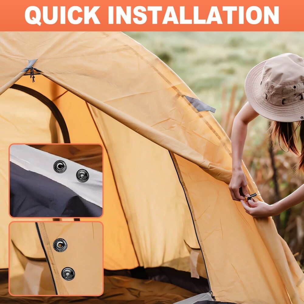 Professional Heavy Duty Snap Fastener Tool Kit 80 Sets for Boat Cover Canvas