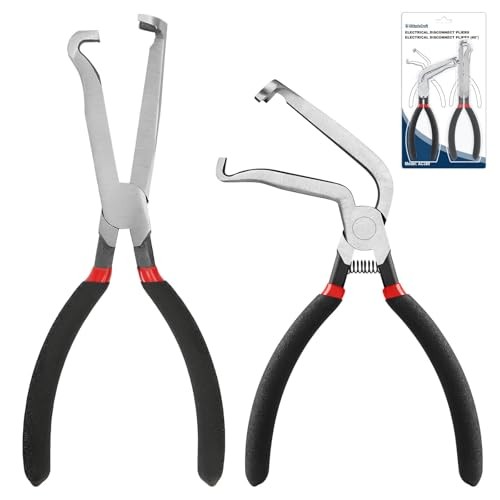 Electrical Disconnect Pliers 2-Piece Set, Includes Straight and 60 Degree
