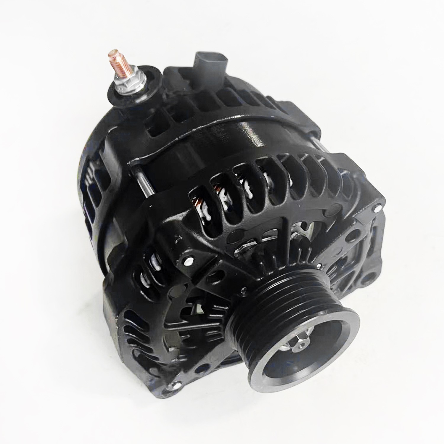 For GMC Yukon Chevy Tahoe Cadillac Hummer H2 350A High Output Black Alternator