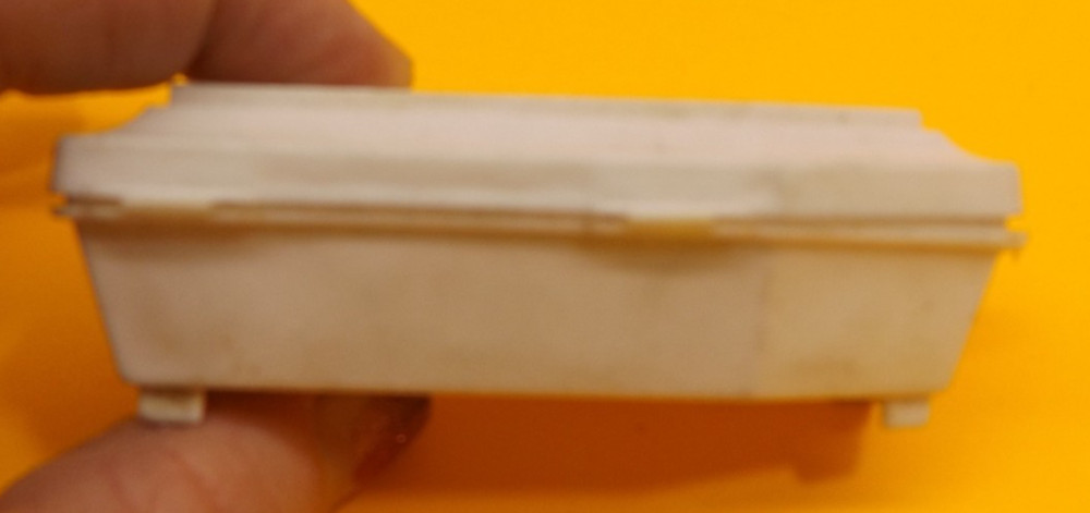 Vintage Mr. Bones Candy WHITE Coffin