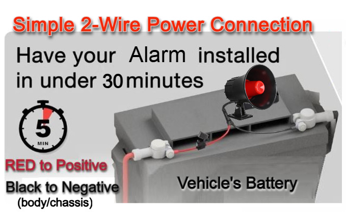 Camper Van Remote Alarm Security System Wireless Mobile Call/SMS Real Time Alert