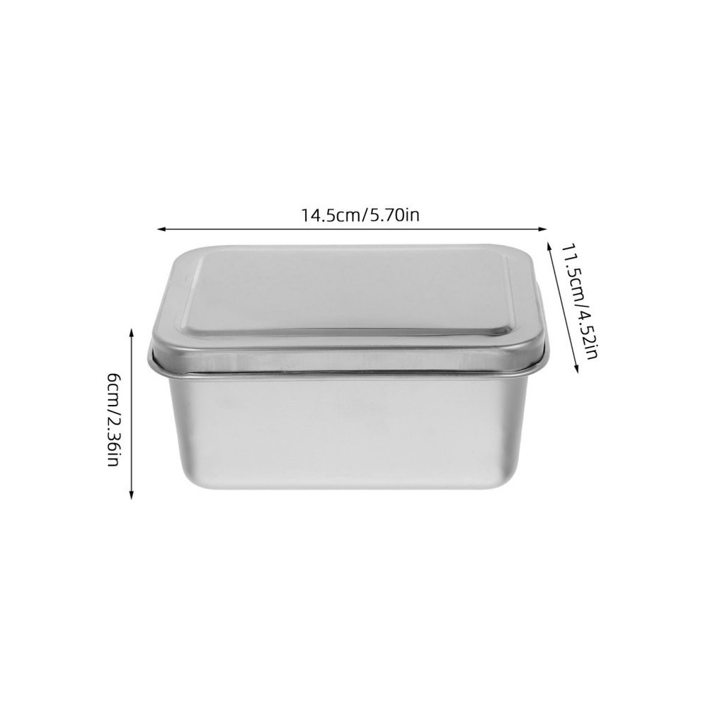 2 Pcs Cake Baking Pan Reusable Food Storage Container Bread Trays for Kitchen