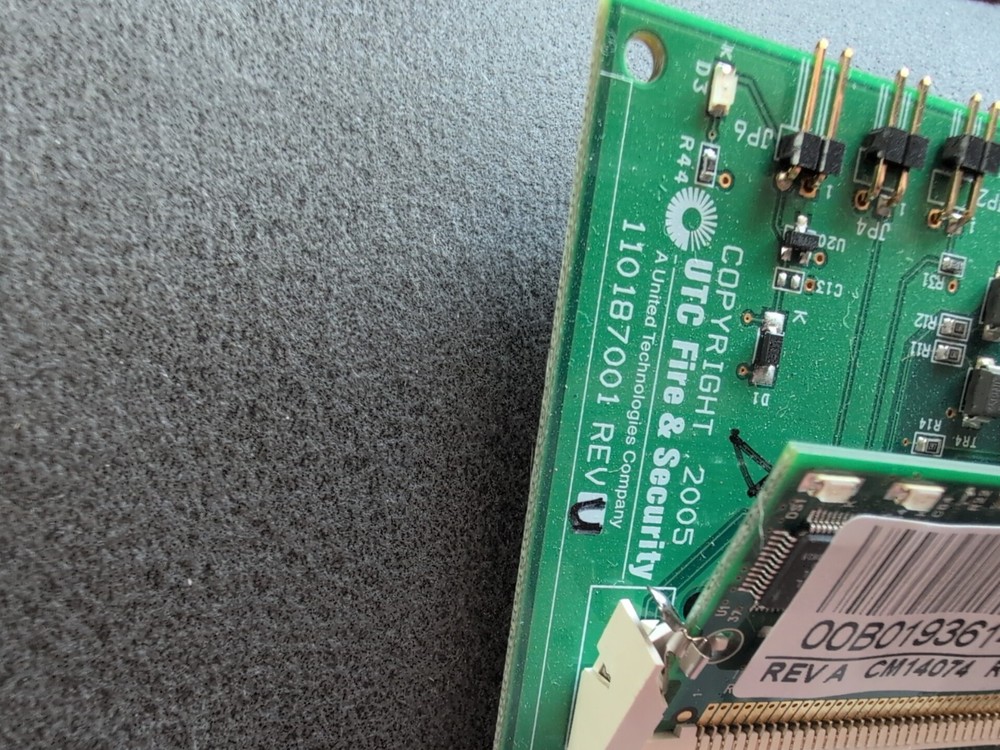 GE UTC Security Interlogix MICRO/5-PXNPlus 110187001 Control Board