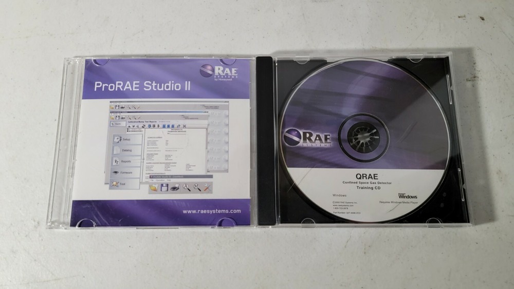 RAE Systems ProRAE Studio II 2 and QRAE Training CD