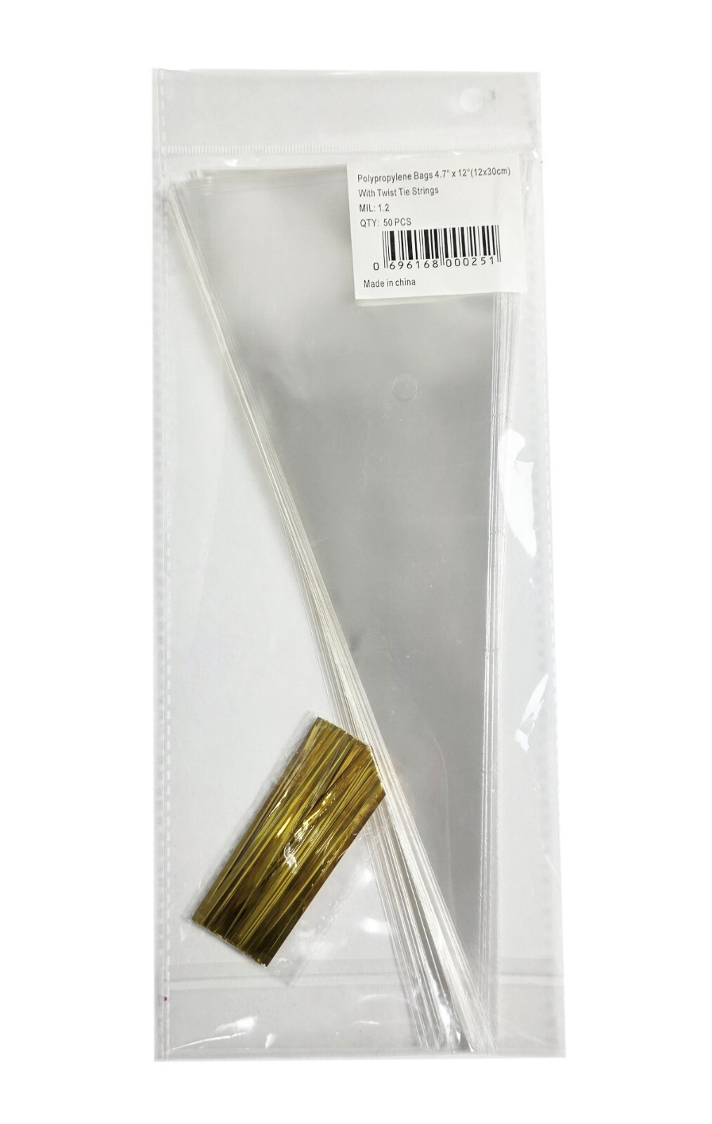 100 PCS Party Cello Bags Popcorn Bags Clear Cone Bags 100 Pieces with Twist Ties