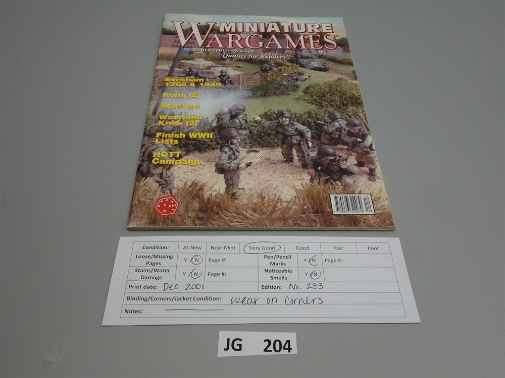 Miniature Wargames: Number 233