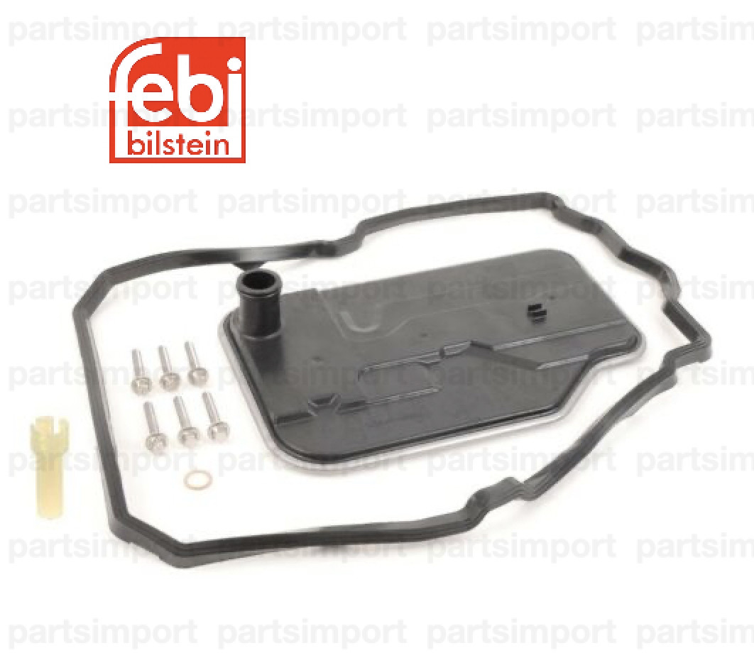 Transmission Filter + Gasket + Pan Bolts + Drain Plug Seal Kit for Mercedes Benz