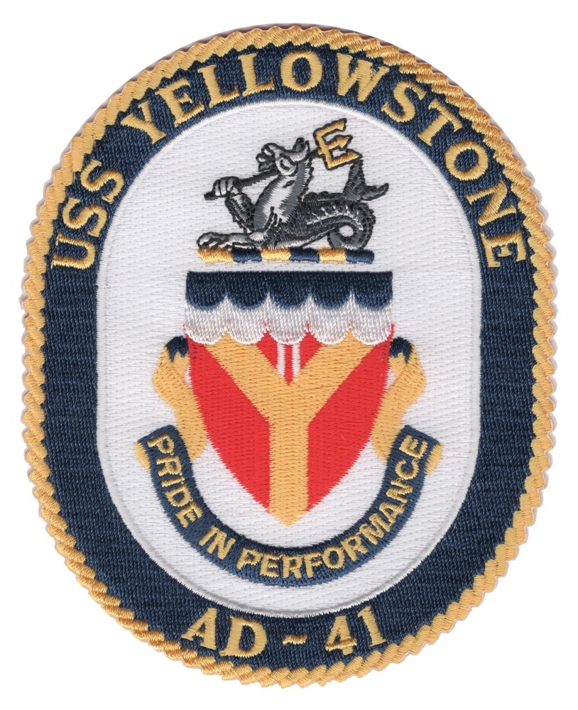 AD-41 USS Yellowstone Patch