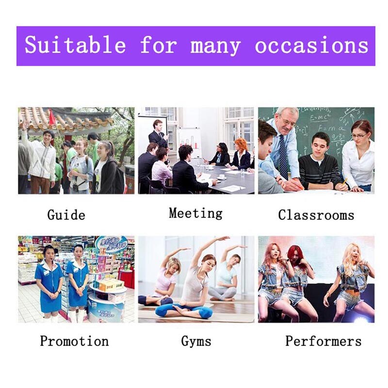 2x Beige Single Earhook Headset mini XLR Microphone for Shure Wireless-TA4F 4pin