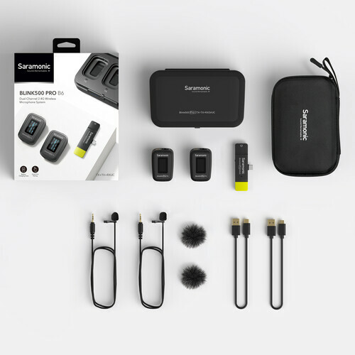 Saramonic BLINK500PROB6 2-Person DigitalWirelessMicrophone System for USB Type-C