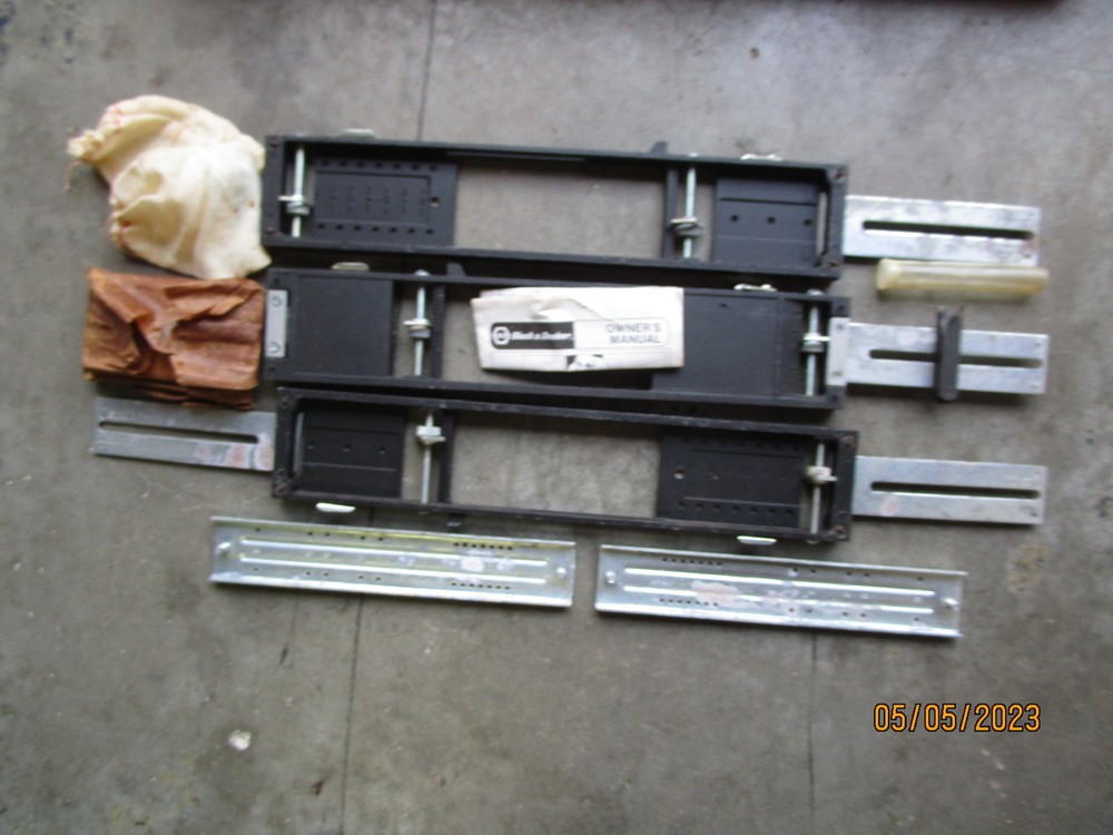 Black & Decker Hinge Butt Template Kit 57809 with Original Case