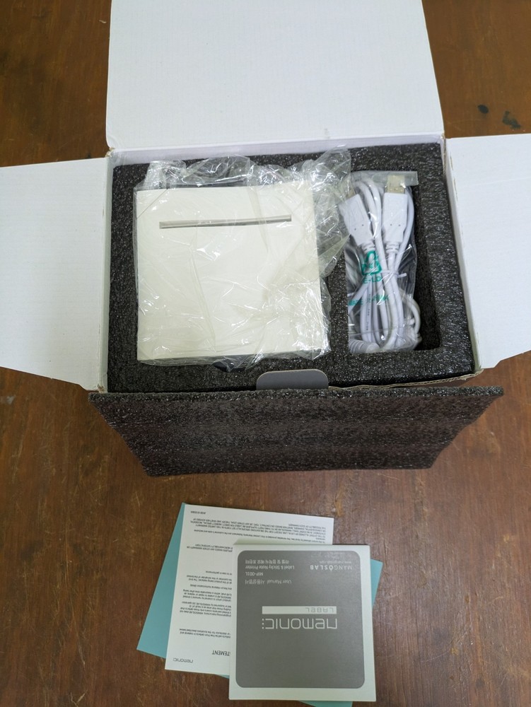 Nemonic Label Printer MIP-001LW Bluetooth Thermal Label Printer Wireless