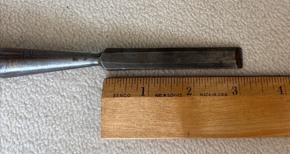 Vintage UNION 1/2" Beveled Edge Socket Chisel Made in USA