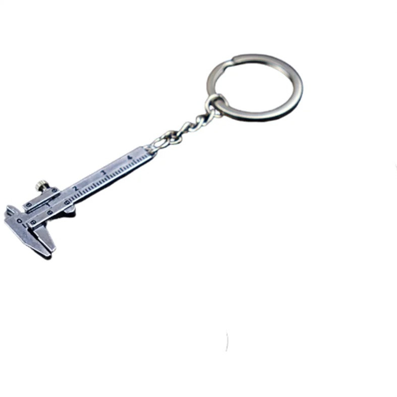 1pc Mini Vernier Caliper Car Keychain Portable Measuring Tool 0–40mm - NEW