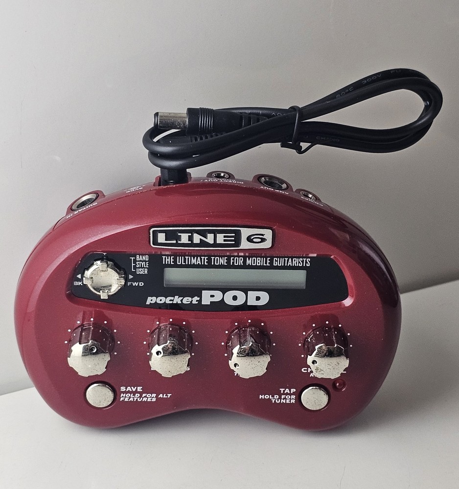 Line 6 Pocket POD - Excellent Condition - UNTESTED - Portable Amp Modeler & FX
