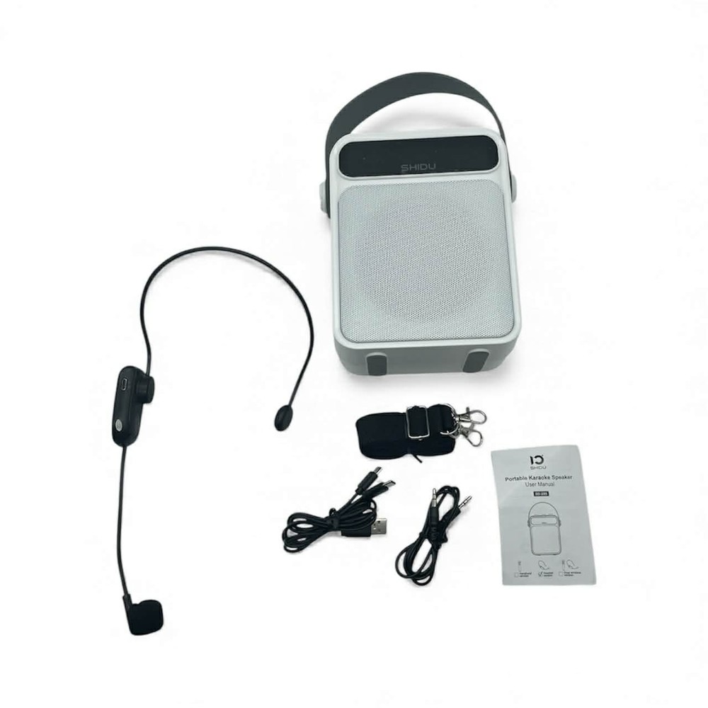 SHIDU Voice Amplifier with Wireless Microphone Headset.