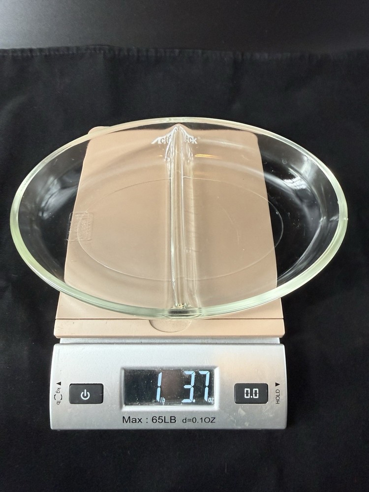 Crescent Silverware Co. Silverplate Split Serving Dish Covered W/ Glasbake