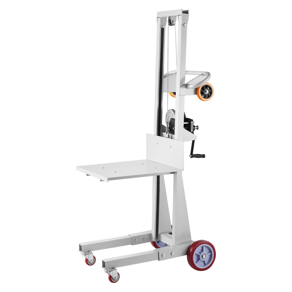 Upgraded Manual Winch Stacker with 400lb Static Load and Dynamic Motion