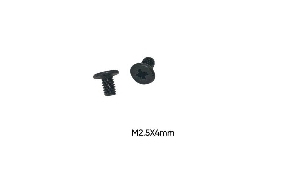 M2.5x4mm Folding Knife Handle Scale Replacement Screws Low Profile 8-Pack