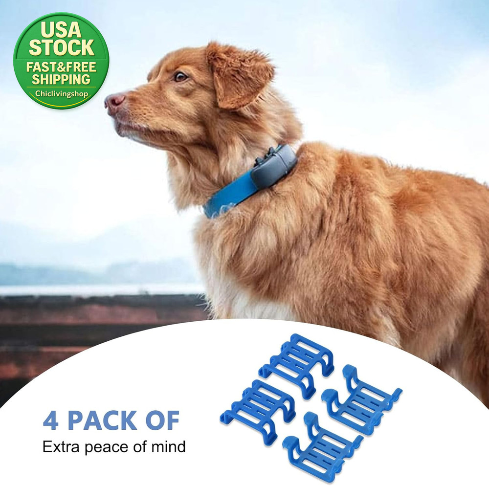 Dog GPS Tracker Rubber Clip Compatible Tractive Activity Tracker 4 Pack