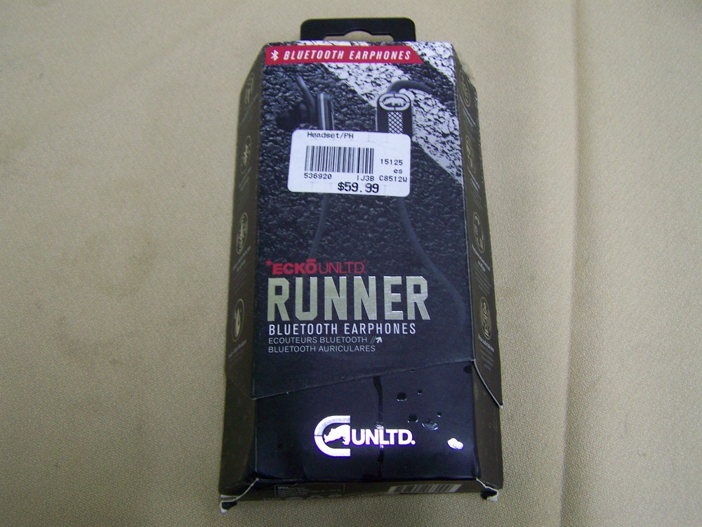 ECKOUNLTD EARBUDS Runner Bluetooth Earphones BLACK