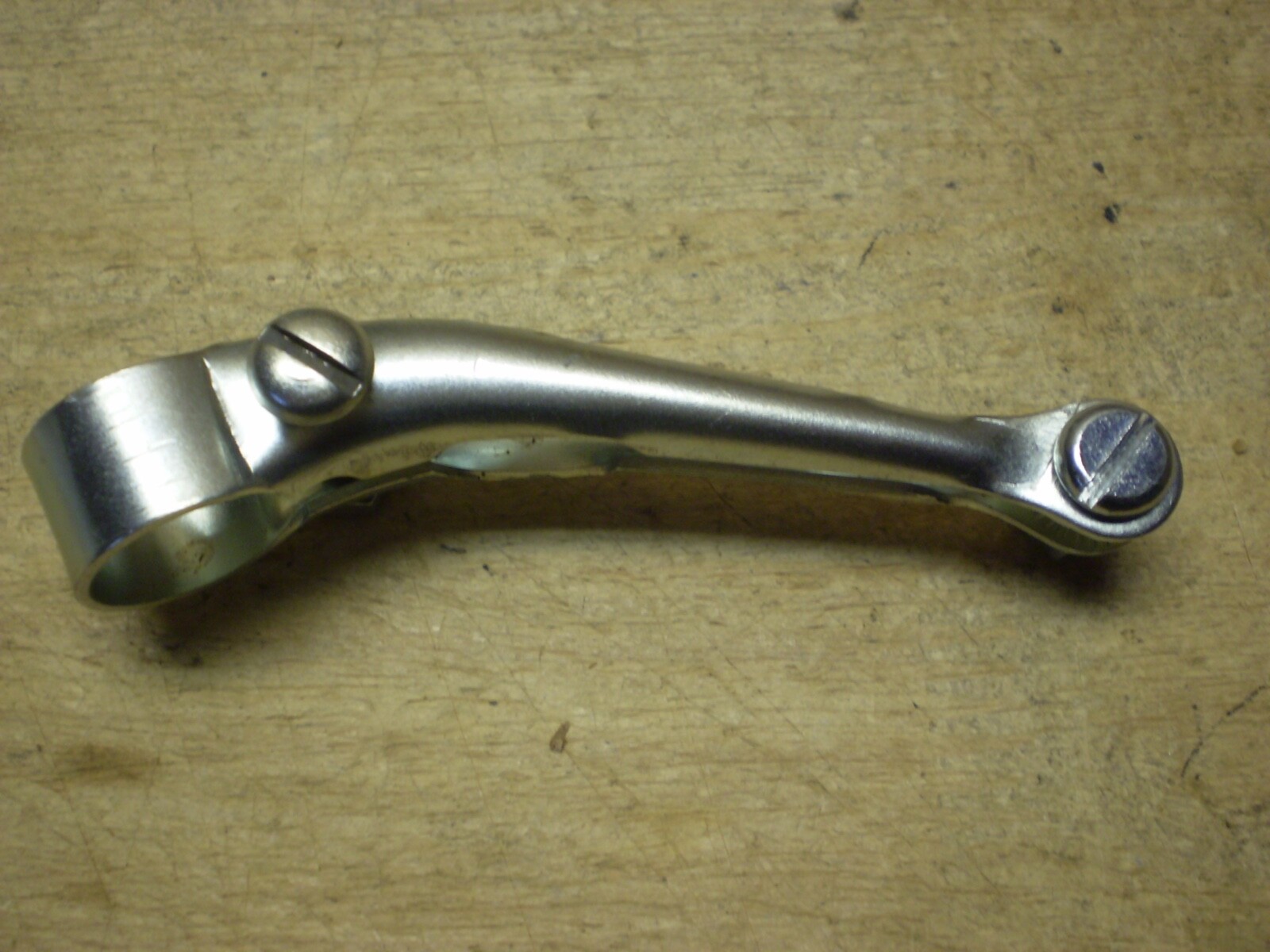 Vintage Bicycle Gooseneck Stem Mounted Light Bracket Clamp Monark Schwinn & NOS