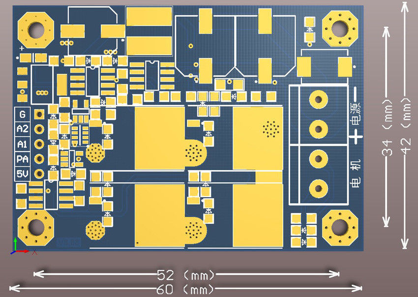 30A High Power Single way H-bridge DC Motor Driver Module