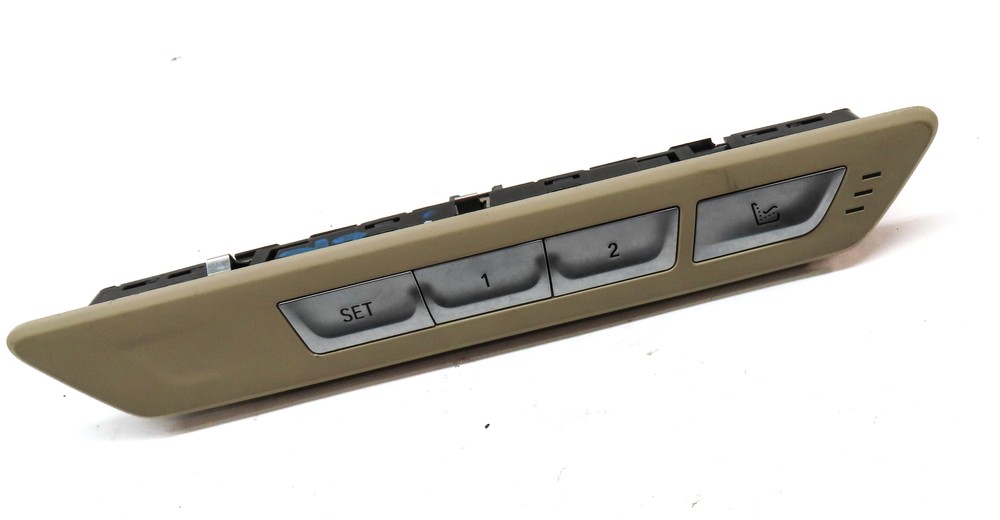2016 BMW 750i G11 REAR LEFT DRIVER SIDE SEAT MEMORY SWITCH BUTTON PANEL (BEIGE)