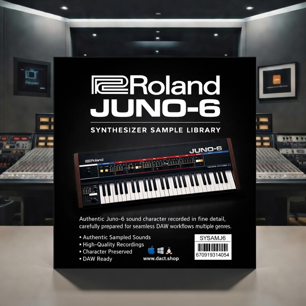 Roland Juno-6 Synthesizer Sample Library