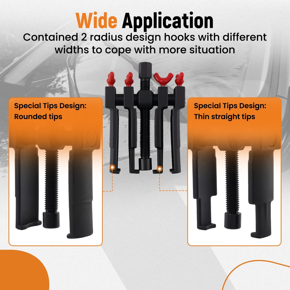 Heavy Duty Windshield Wiper Arm Puller Tool Universal Automotive Removal Kit