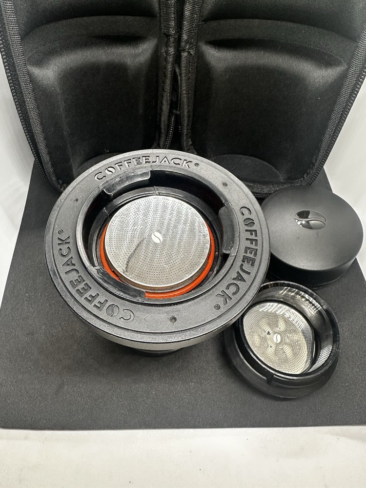CoffeeJack Coffee Jack Portable Espresso Machine Maker With Travel Hard Case