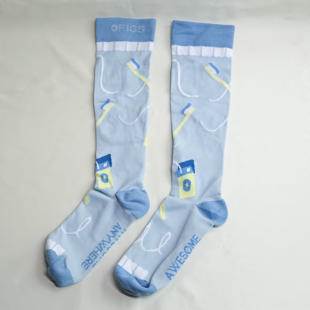 Figs Compression Socks Size L Supportive Comfort Athletic Wear