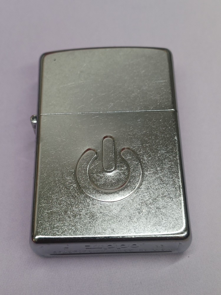 Zippo Street Chrome Power Button 28329