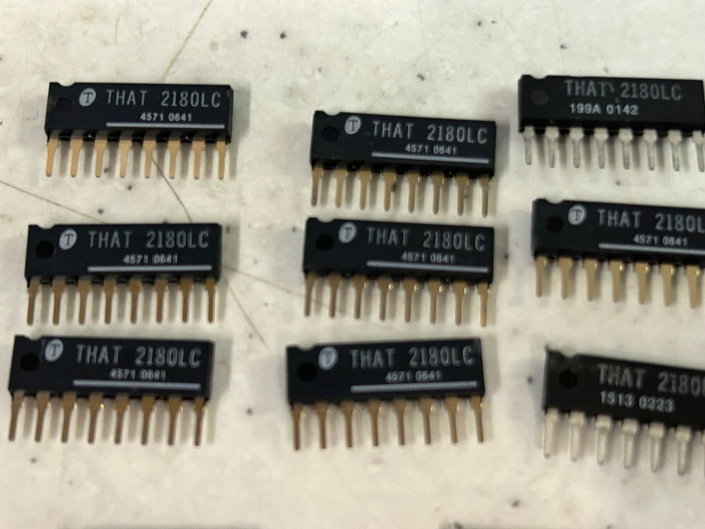 THAT2180LC, integrated circuit, voltage controlled amplifiers (VCAs)
