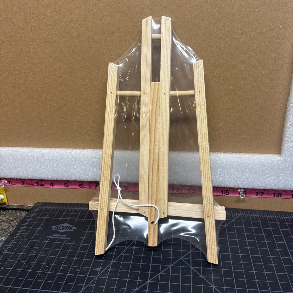 New Small 12" Tabletop Wood Easel Adjustable Slope