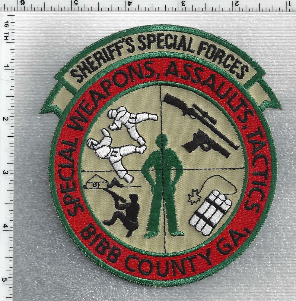 Bibb County Sheriff's Dept SWAT (Georgia) 1st Issue Shoulder Patch