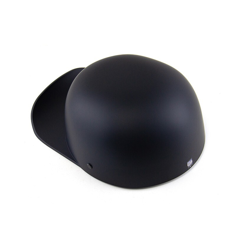 Retro Open Face Motorcycle Helmet Baseball Cap Hat With Mask Solid US